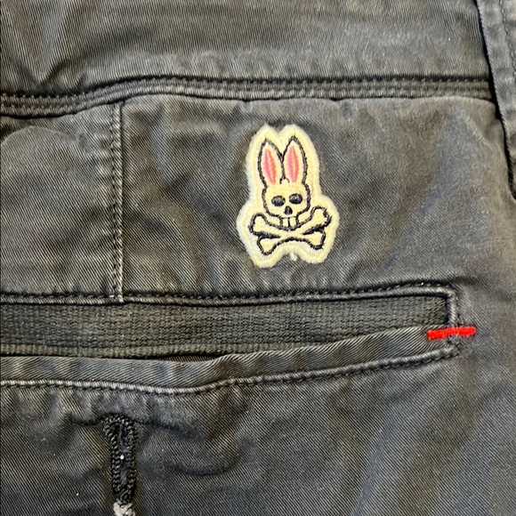 Psycho Bunny Navy Blue Flat Front Men Shorts - Picture 3 of 3